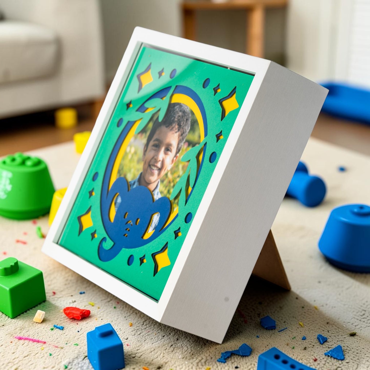 Elephant Kids Photo Frame