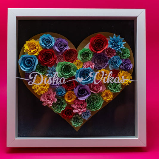 Eternal Love - Personalized Shadow Box