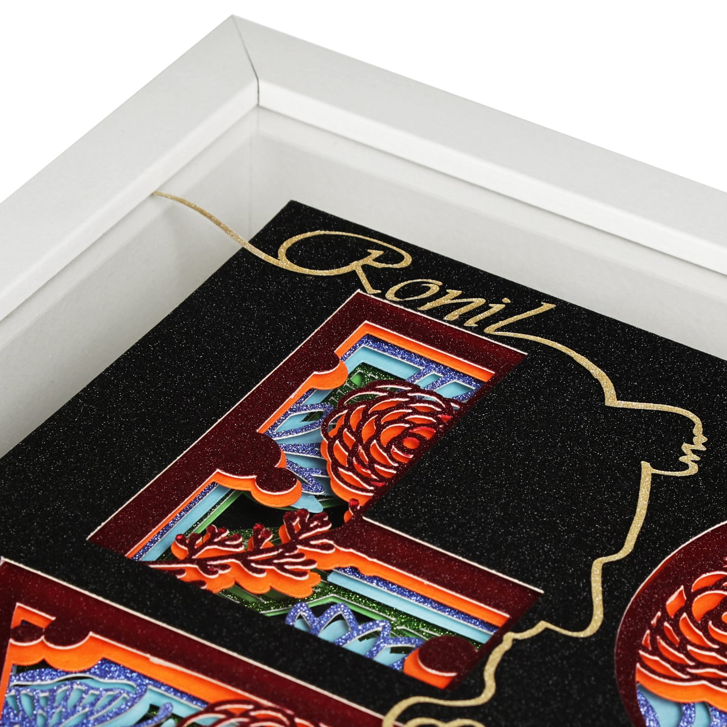 Personalized LOVE Frame – Custom Names Keepsake