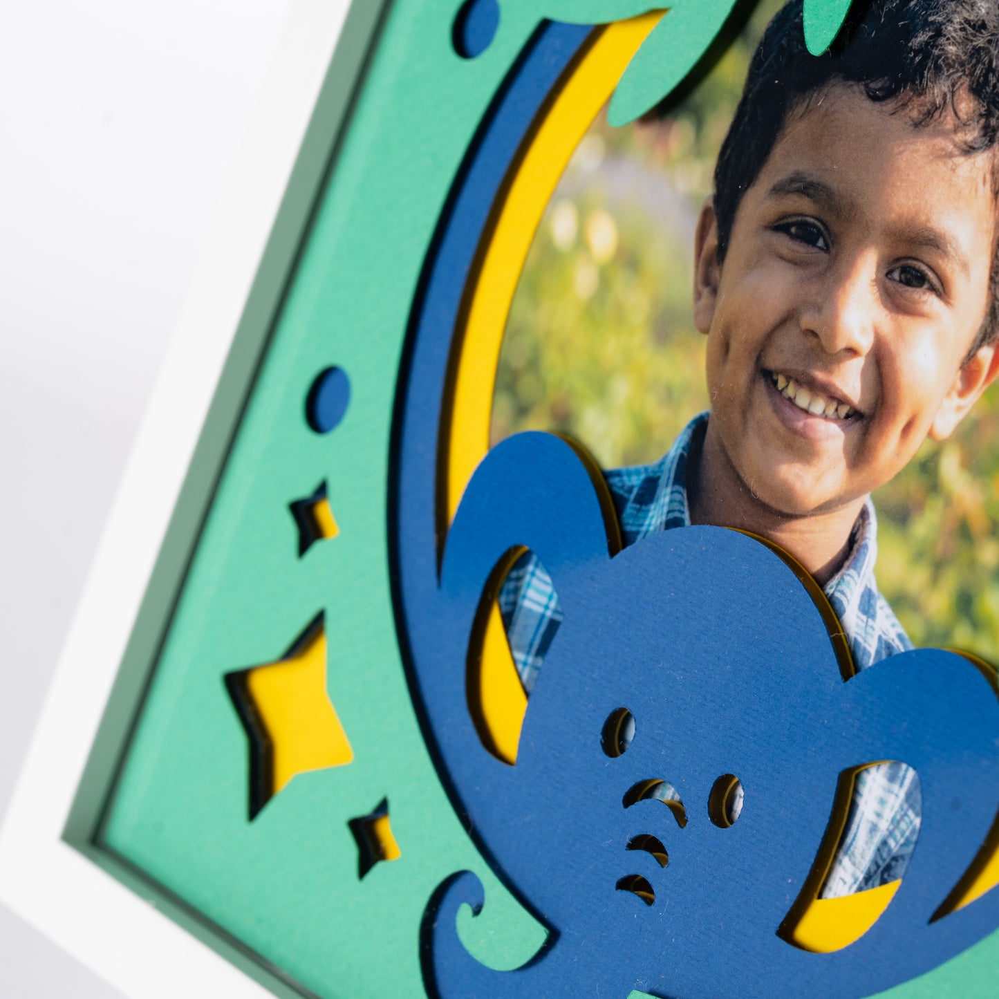 Elephant Kids Photo Frame