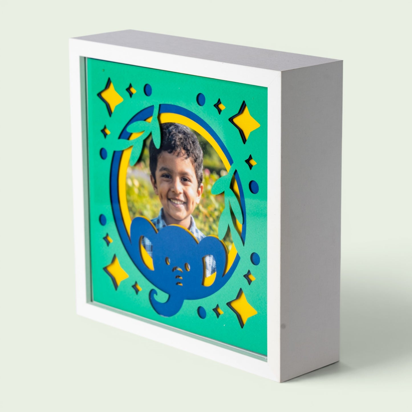 Elephant Kids Photo Frame
