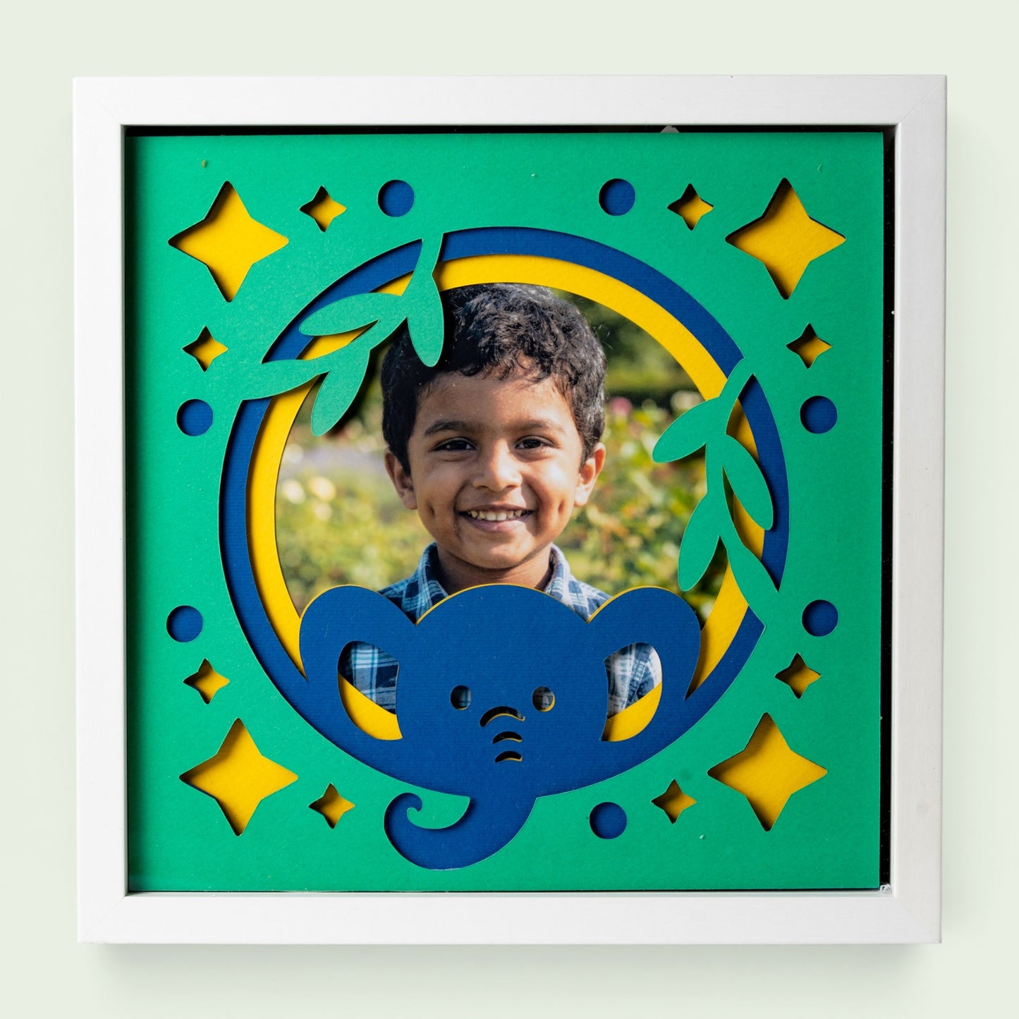 Elephant Kids Photo Frame
