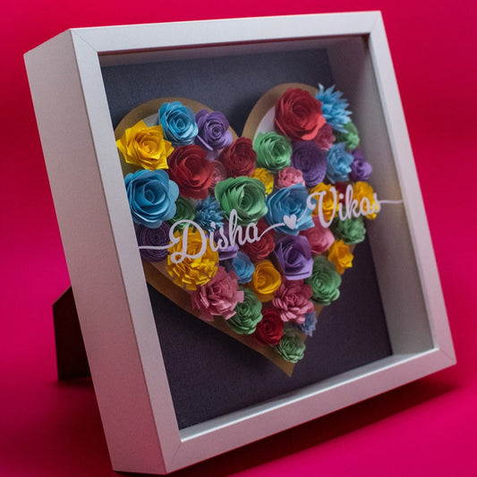 Eternal Love - Personalized Shadow Box