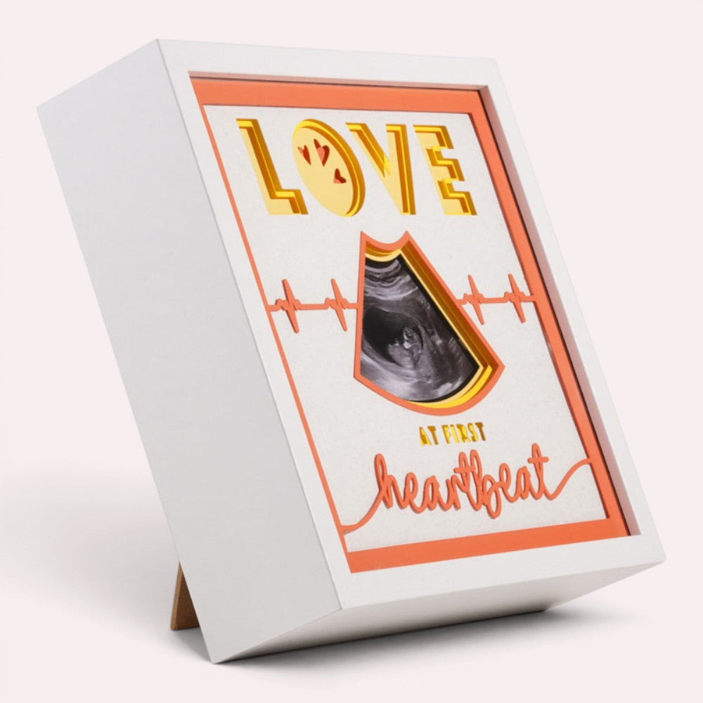 Love at First Heartbeat Photo Frame