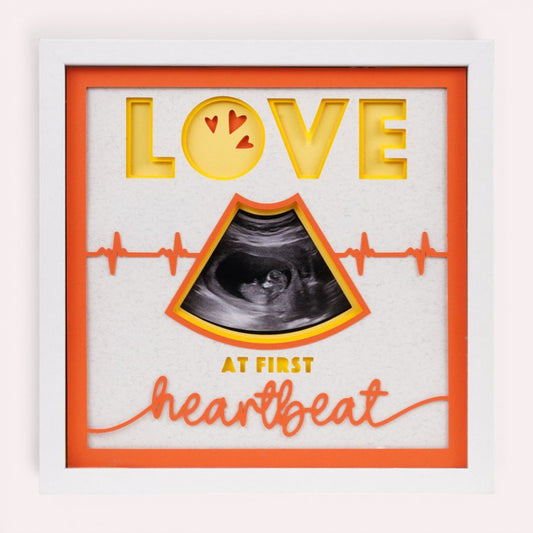 Love at First Heartbeat Photo Frame