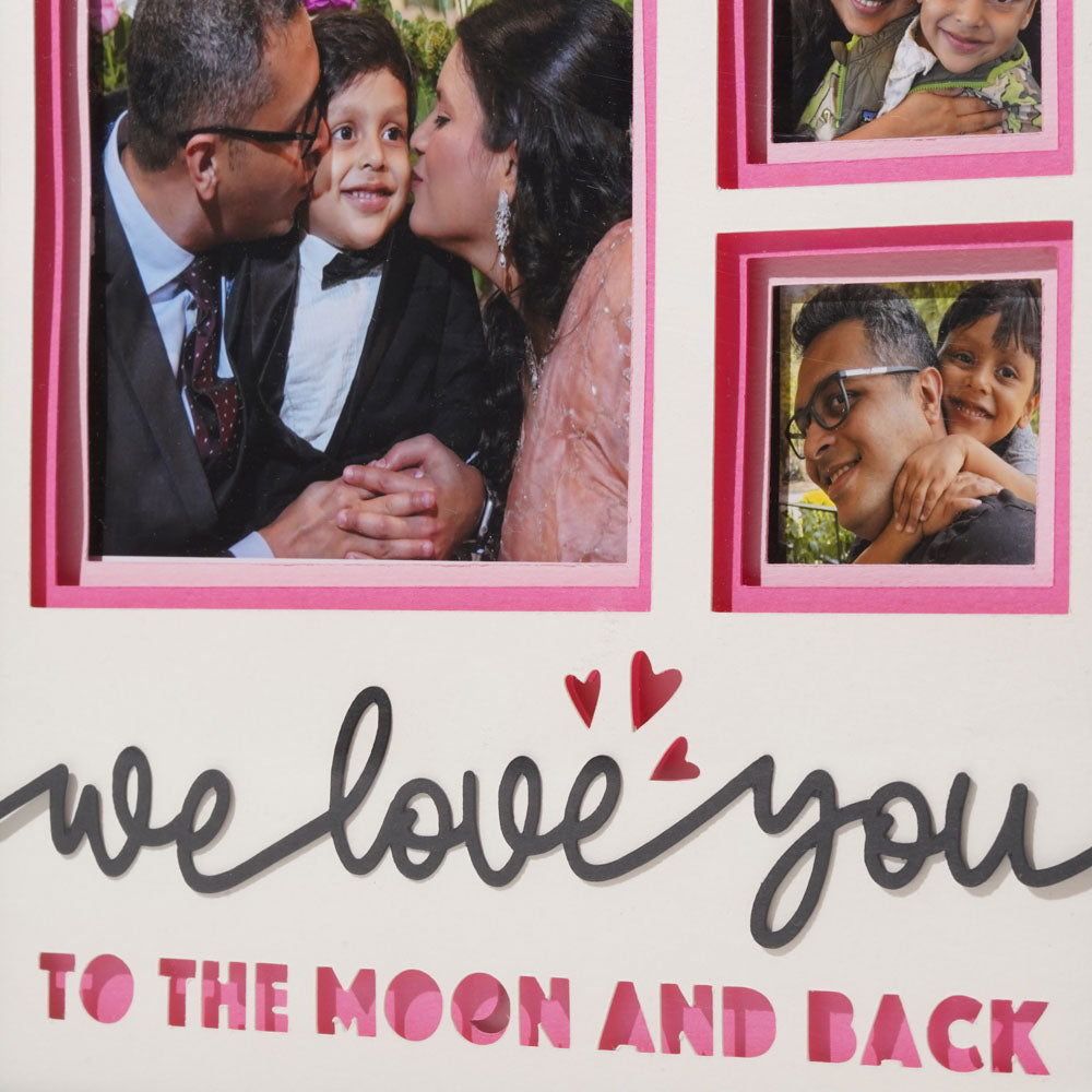 Love You To The Moon Photo Frame