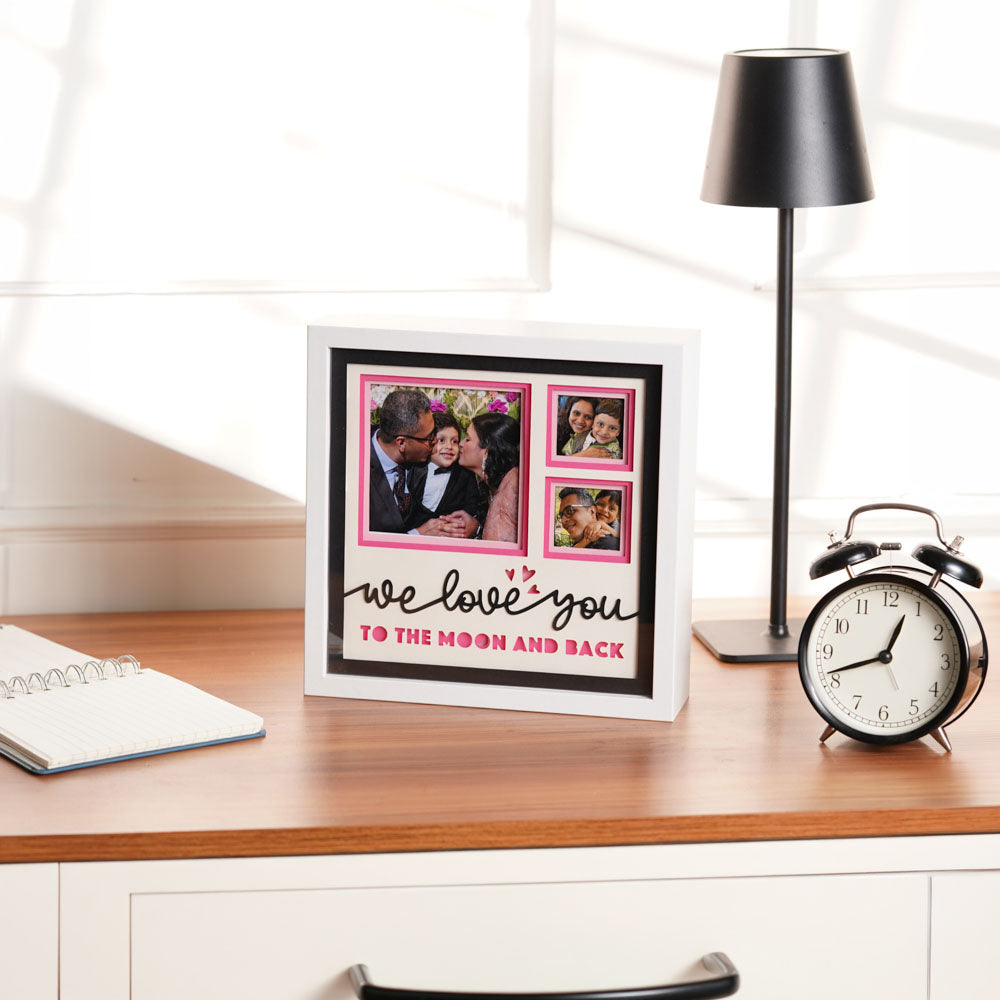 Love You To The Moon Photo Frame