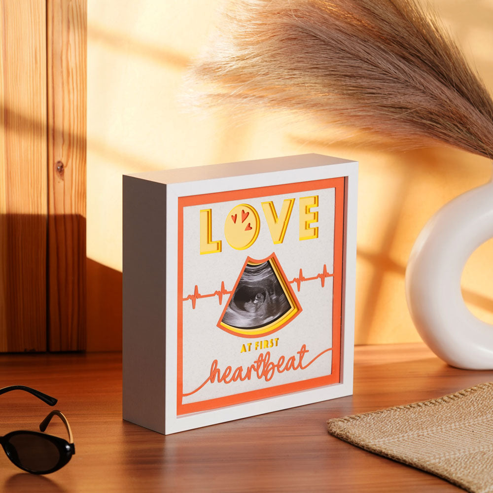 Love at First Heartbeat Photo Frame