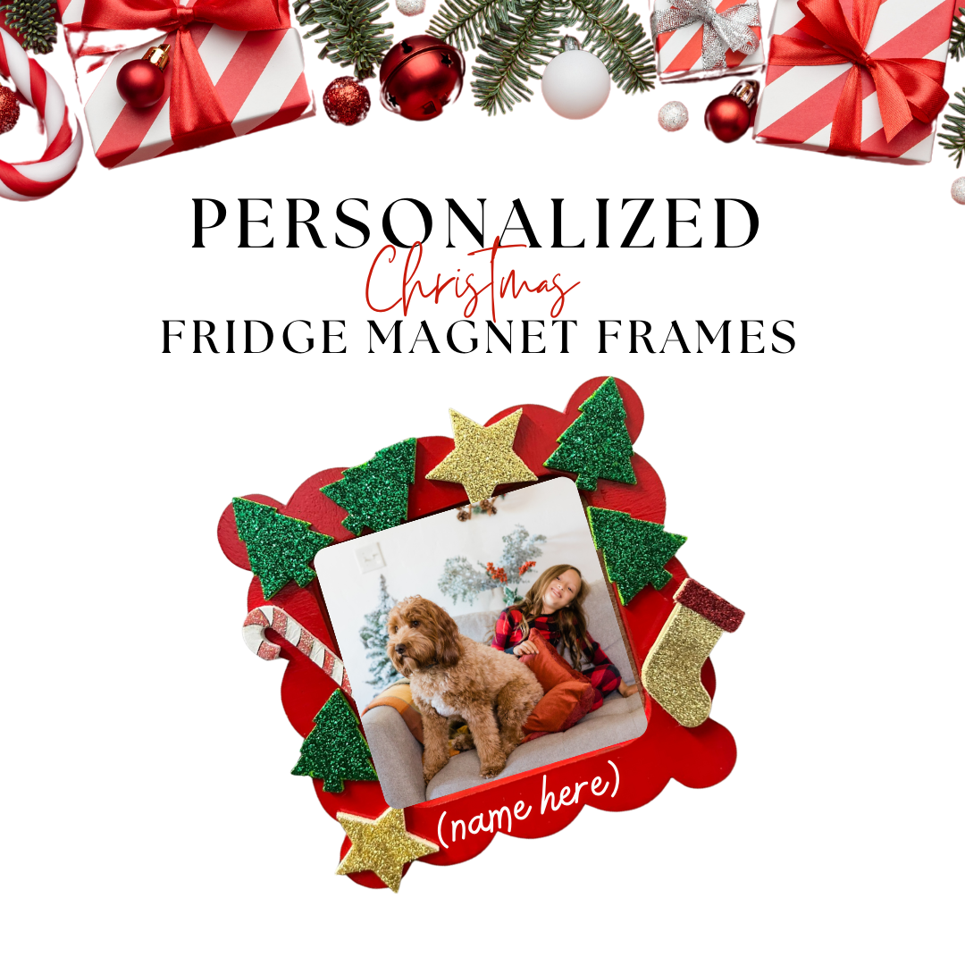 Customized Christmas Magnetic Photo Frame