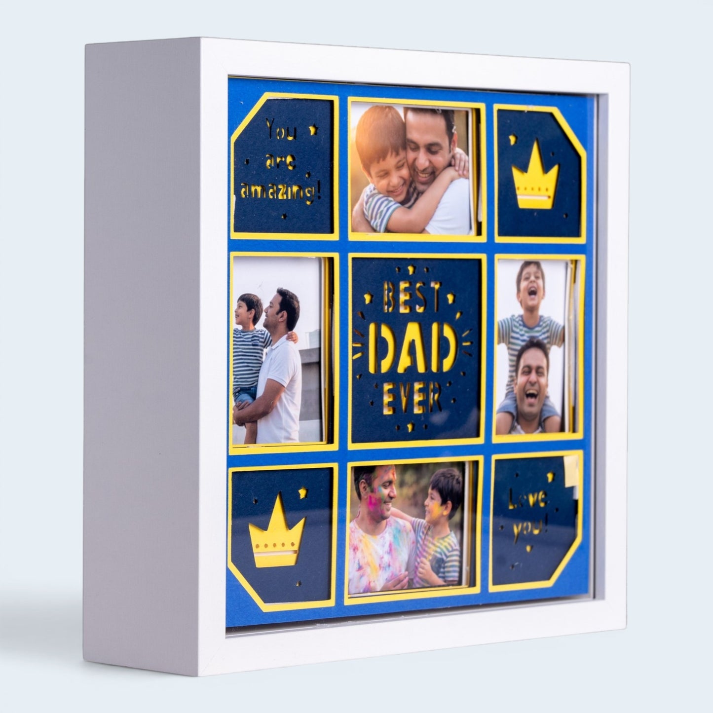 Best Dad Ever! - 4 Photo Collage Frame