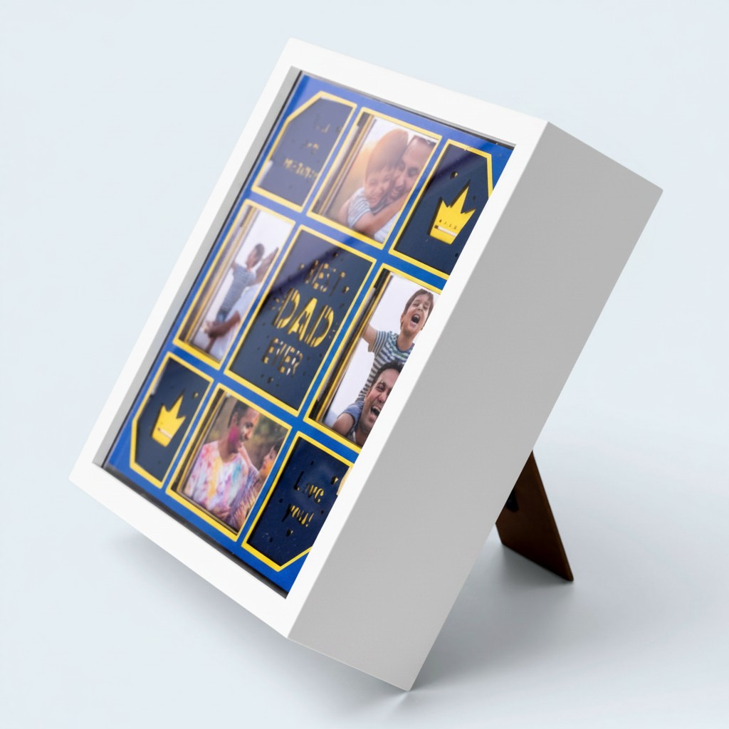 Best Dad Ever! - 4 Photo Collage Frame